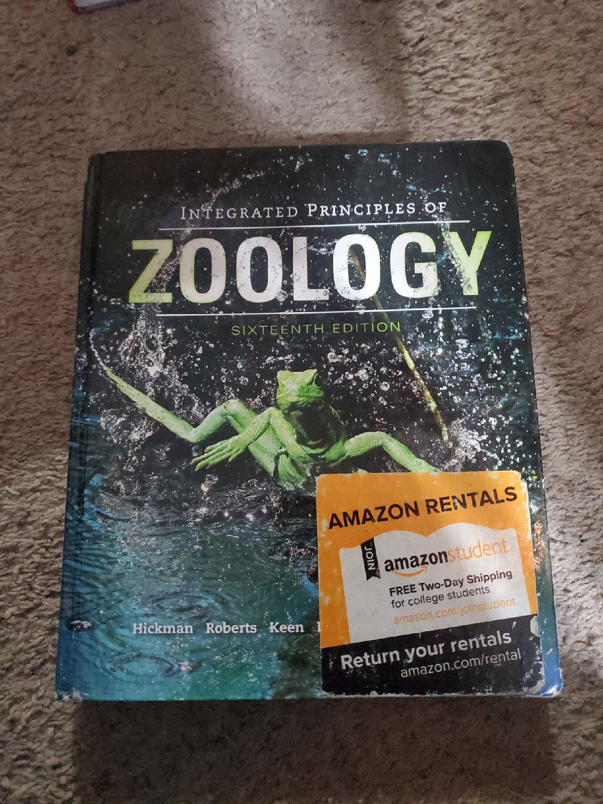 Integrated Principles of Zoology