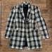 NEW ZARA plaid houndstooth tweed oversized blazer.