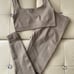 Set active box cut bra and leggings