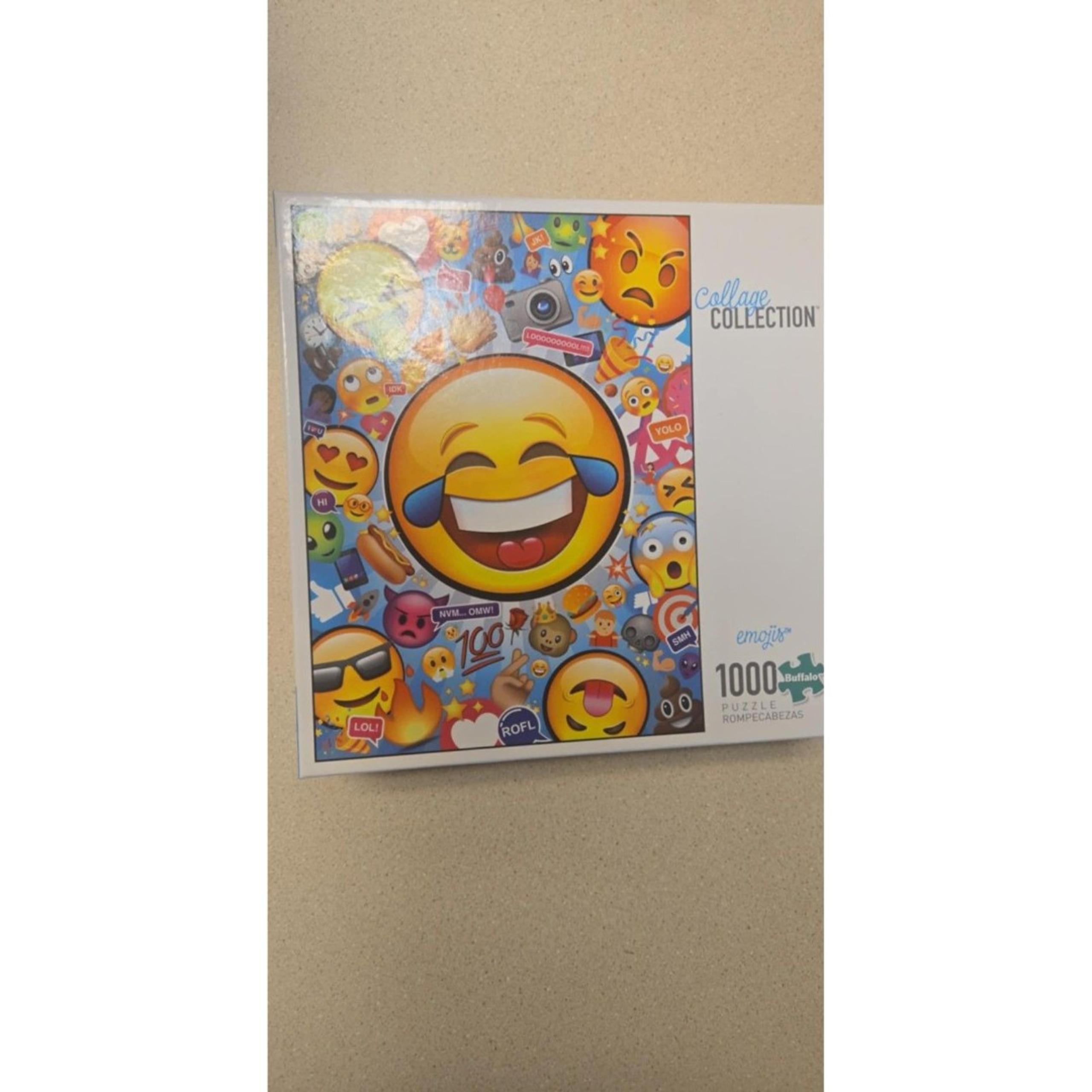 Buffalo Games Emojis 1000 Piece Jigsaw Puzzle Collage  Collection