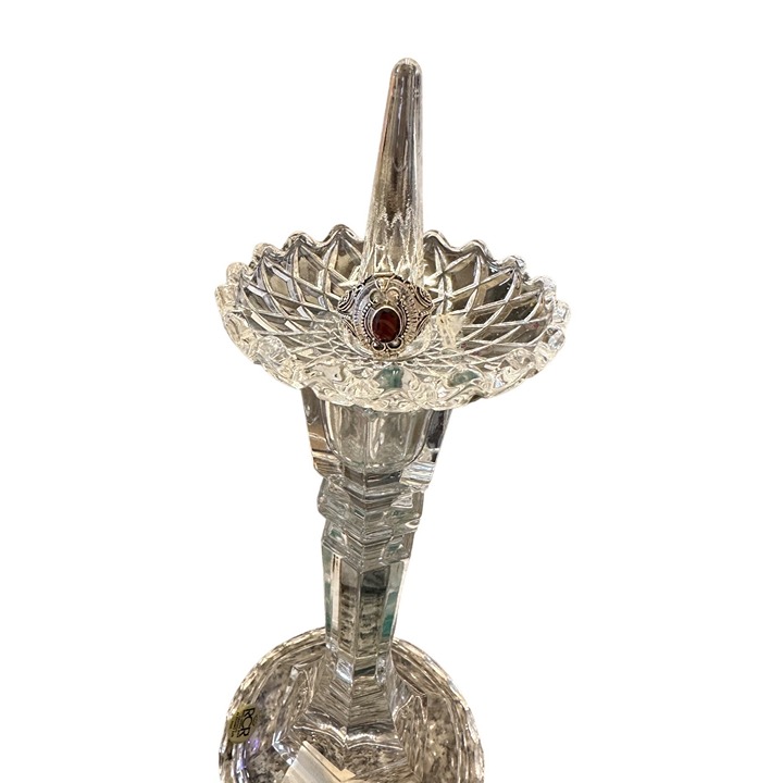 Poison Ring Sterling Silver 925 Garnet Gemstone Intricate Filigree Design Gift