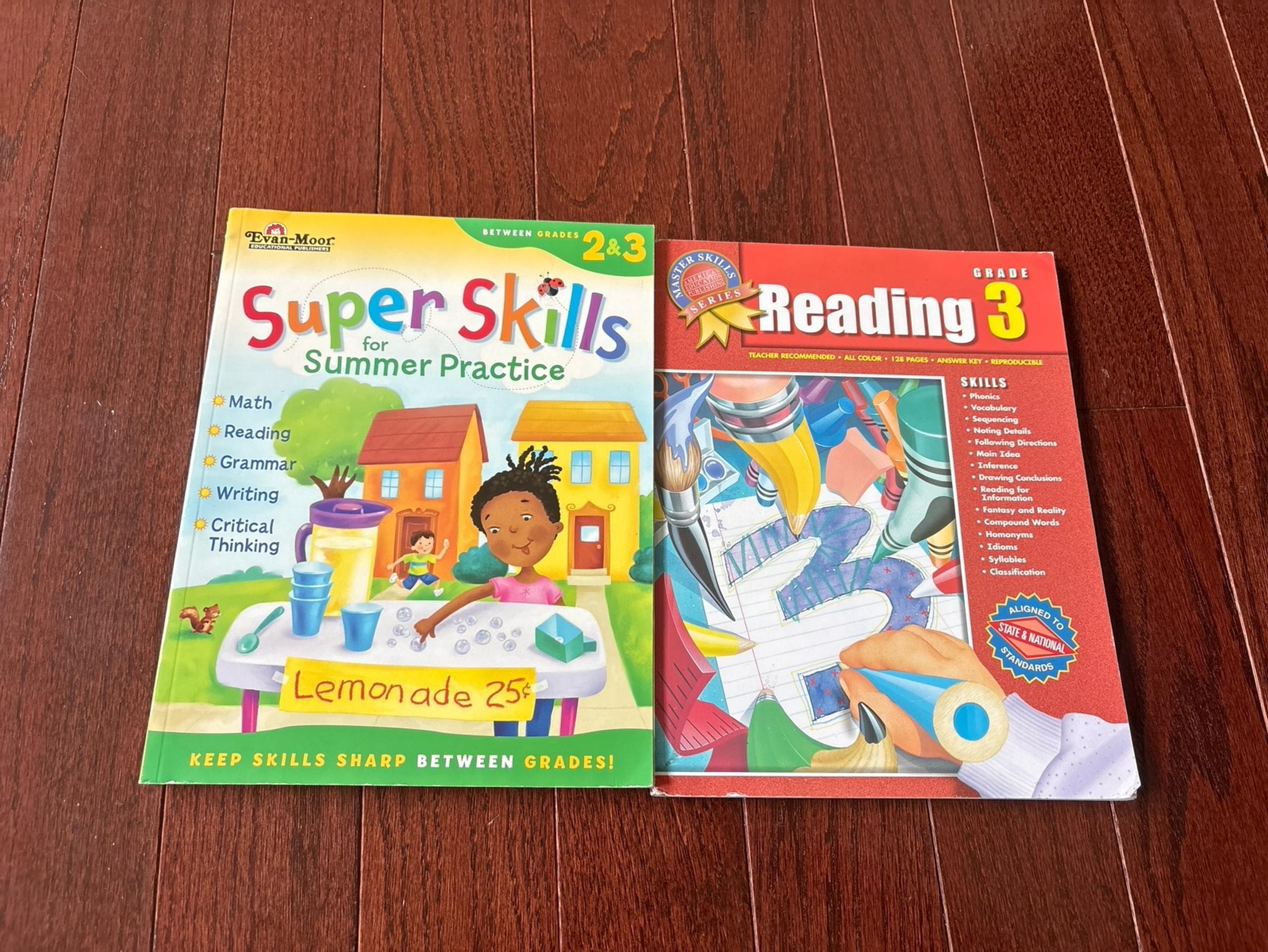 Evan-Moor Super Skills for Summer Practice Between 2-3Grades, Reading 3rd grade