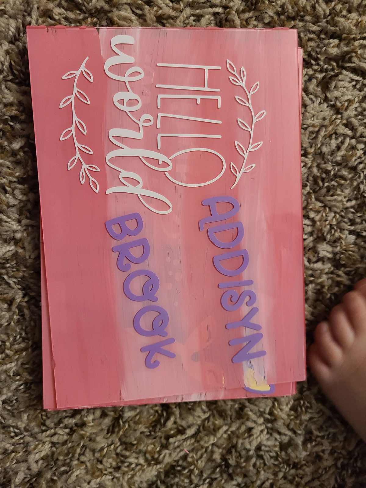 Baby milestone