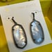 NWT Kendra Scott Elle in Gunmetal Sky Blue Illusion