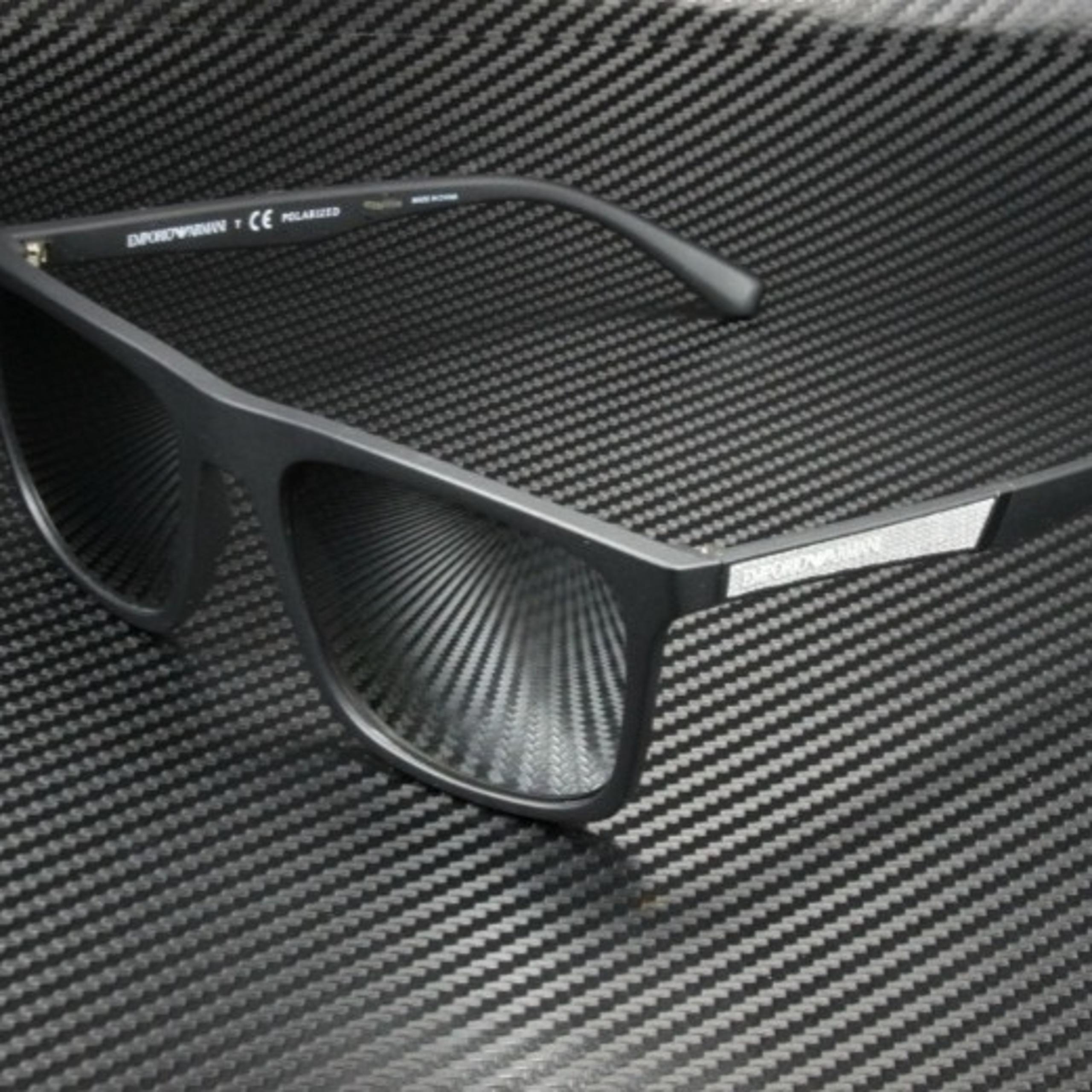 Emporio Armani Men's Black and Grey 56mm Sunglasses!