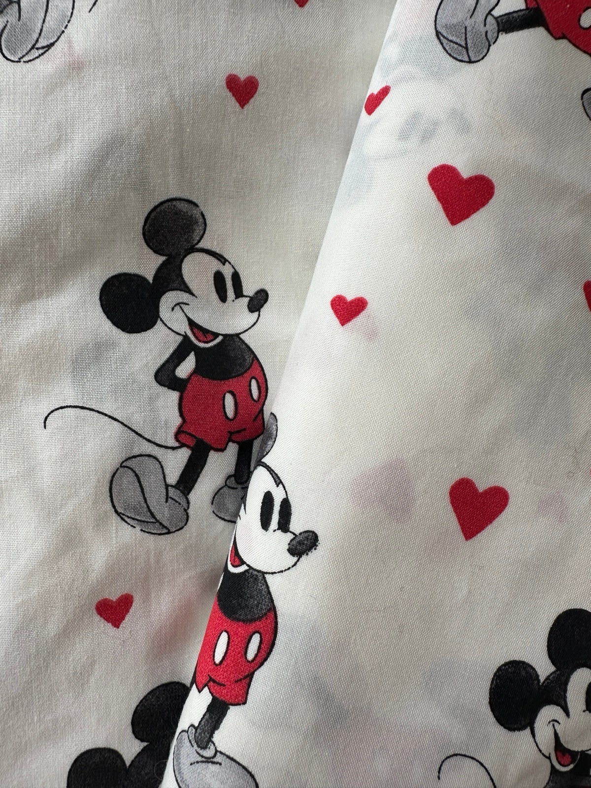 Pottery Barn Kids Mickey Mouse Valentine’s Organic Twin set