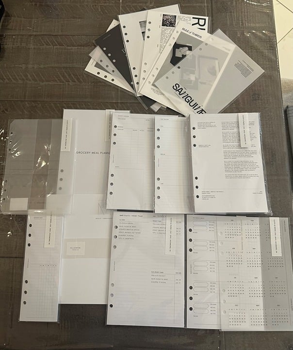 A5 Planner Mega Bundle - Cloth & Paper Dashboards, Inserts & More