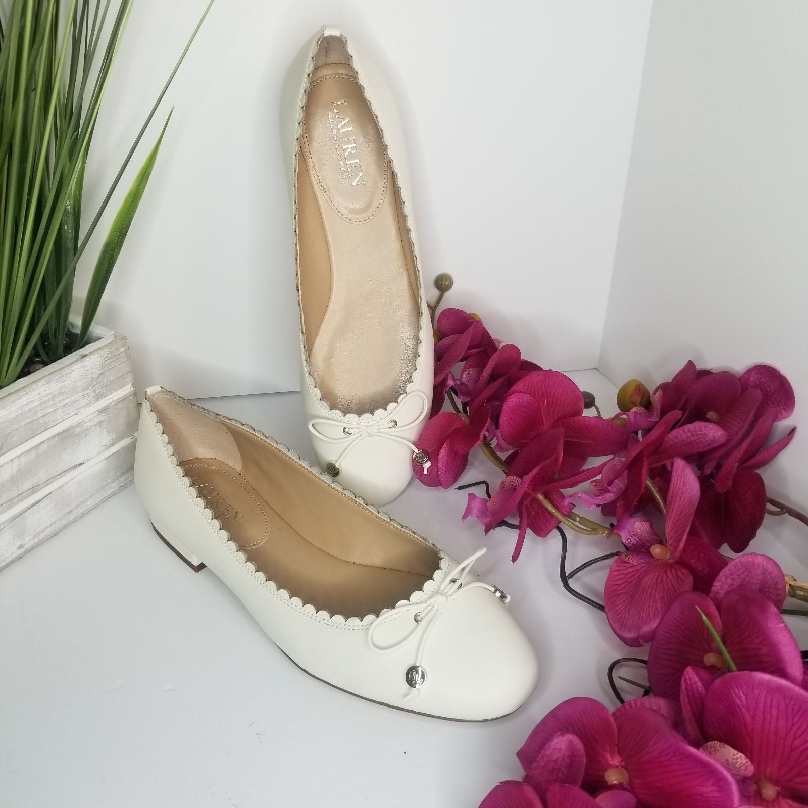 Lauren Glennie Leather Flat