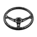 NEW JDM UNIVERSAL 350MM FORGE CARBON Acrylic Deep Dish 6 Holes Steering Wheel