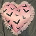 Dolls Home Heart Throw Pillow- Pink