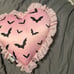 Dolls Home Heart Throw Pillow- Pink