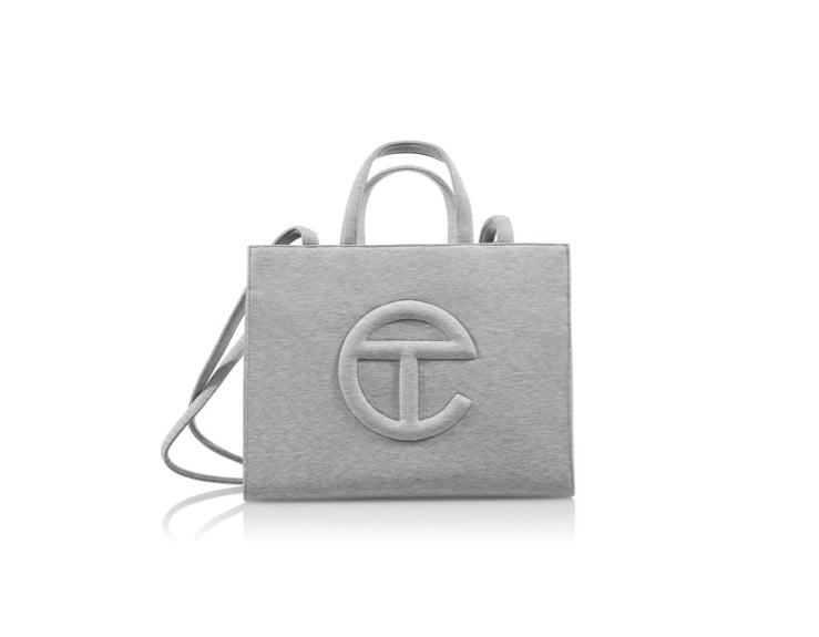 Ugg X Telfar Heather Grey Medium Fleece Shopper