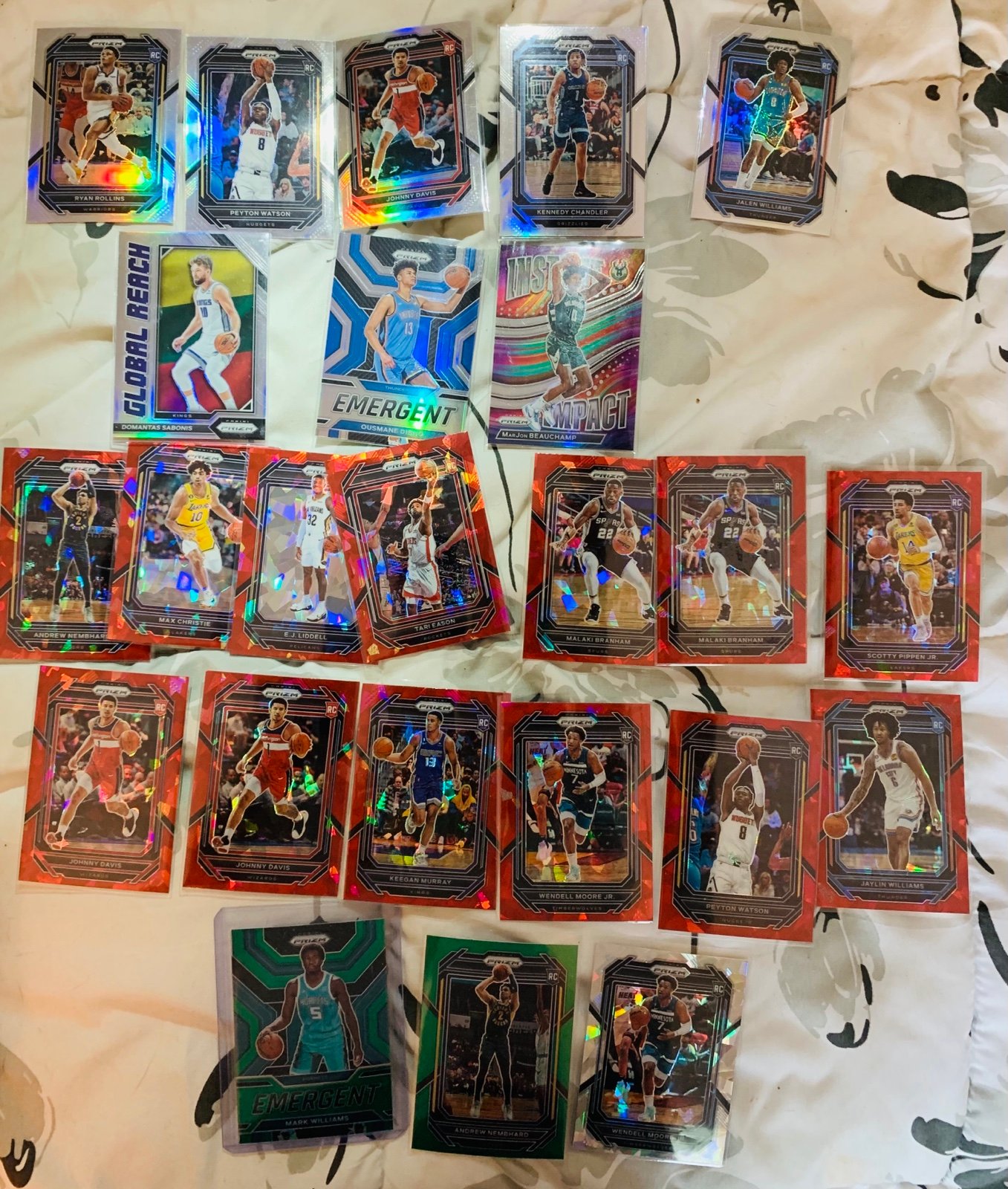 Huge lot of over 120 prizm Nba