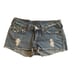 Womens Vintage Y2K True Religion Daisy Distressed Jean Shorts 28