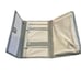 CASE ELEGANCE GRAY SAFFIANO LEATHER TRAVEL JEWELRY ORGANIZER WALLET CASE - NWOT