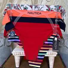 Nautica No Show Thongs: X-Large
