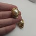 Edwardian faux pearl clip on earrings