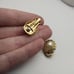 Edwardian faux pearl clip on earrings
