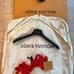 Authentic LOUIS VUITTON Logo Fabric Garment Suit Dust Bag hanger, shopping bag