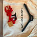 Authentic LOUIS VUITTON Logo Fabric Garment Suit Dust Bag hanger, shopping bag