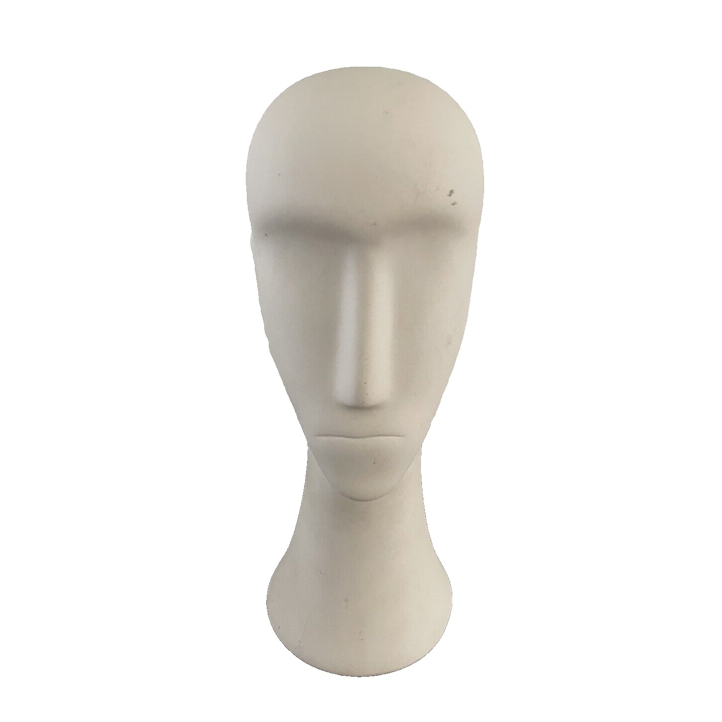 Vintage Cream Colored Ceramic IKEA Nagon Bust Mannequin Head 12 Contemporary
