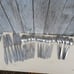 Wallace Silhouette Stainless 18/10 Flatware China 24Pc Set Knife,spoon, Forks  I