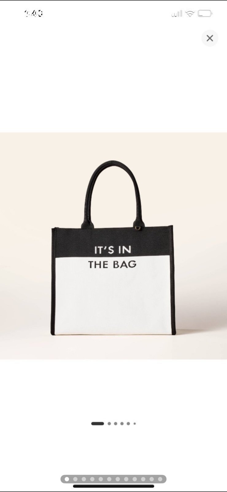 Colorblock Knit Large Tote Bag - kate spade New York x Target White/Black