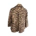 White House Black Market Leopard Print Swing Trench Jacket Sz 10