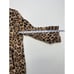 White House Black Market Leopard Print Swing Trench Jacket Sz 10