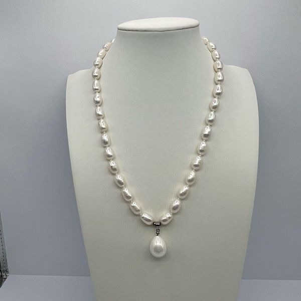 Pearl Necklace 7-8 mm Hand Knotted Salt Water Classic Heritage Vintage 80’s