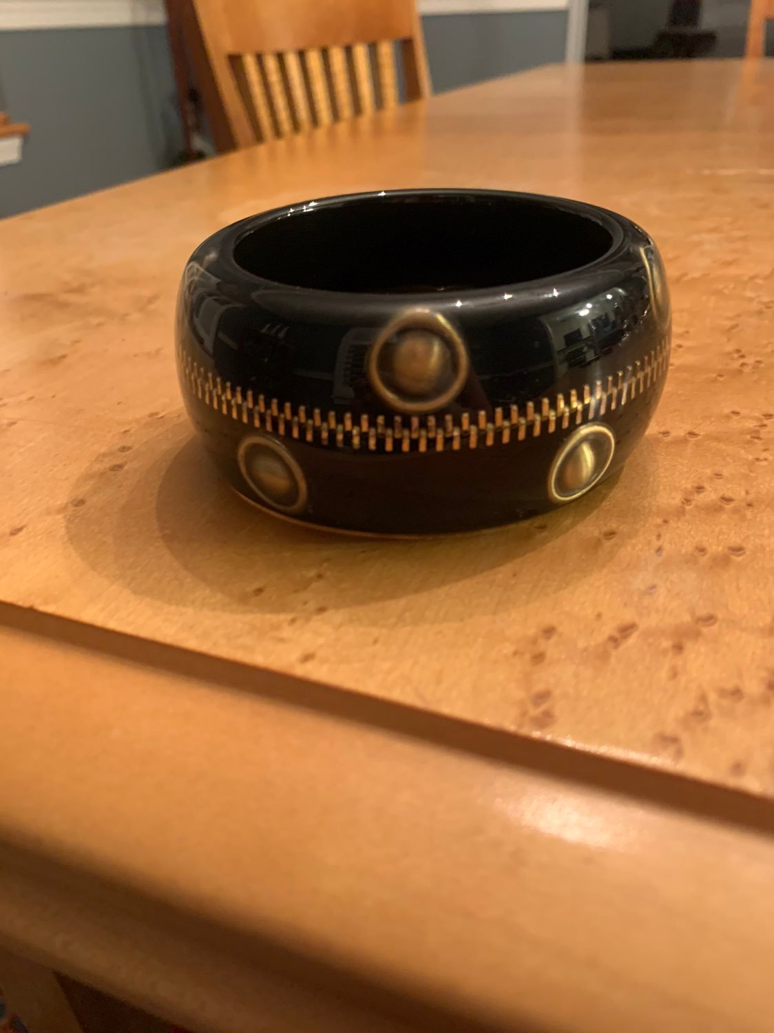 Vintage lucite bangle bracelet