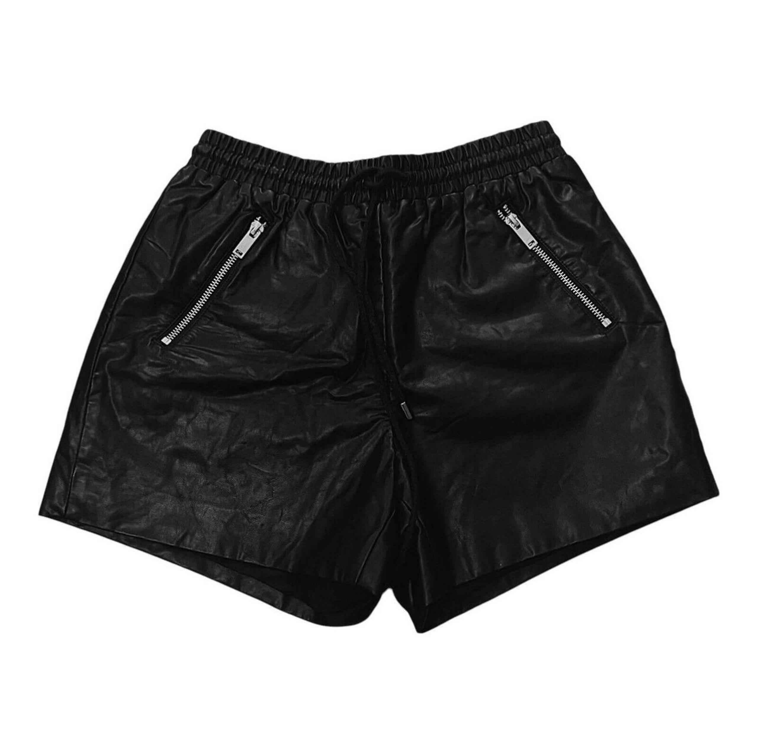 Forever21 Black Faux Leather shorts small