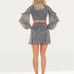 Bardot cut out mini dress