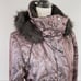 ZeroXposur • Brown Black Paisley Faux Fur Hooded Winter Puffer Coat Sz L