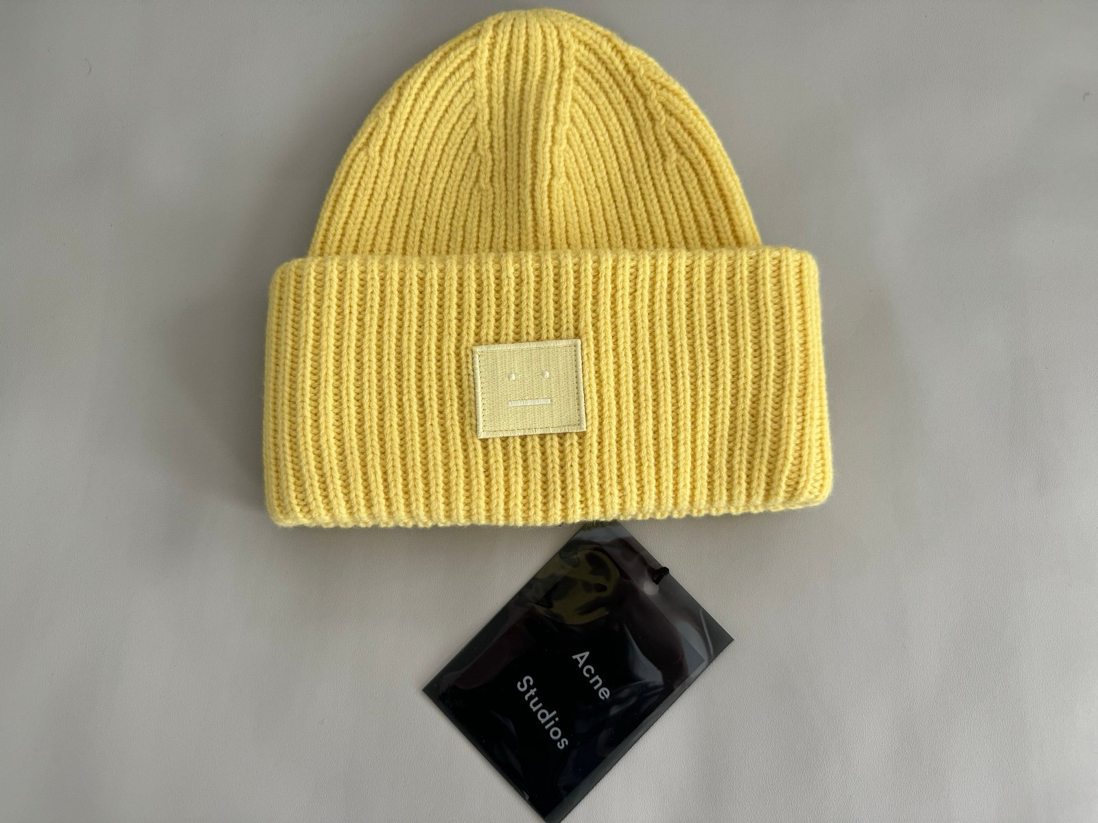 Acnestudios beanie face ,spring green - La Neuvième
