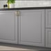 IKEA BODBYN Drawer Front Gray 18x5 302.660.41 for SEKTION kitchen cabinets