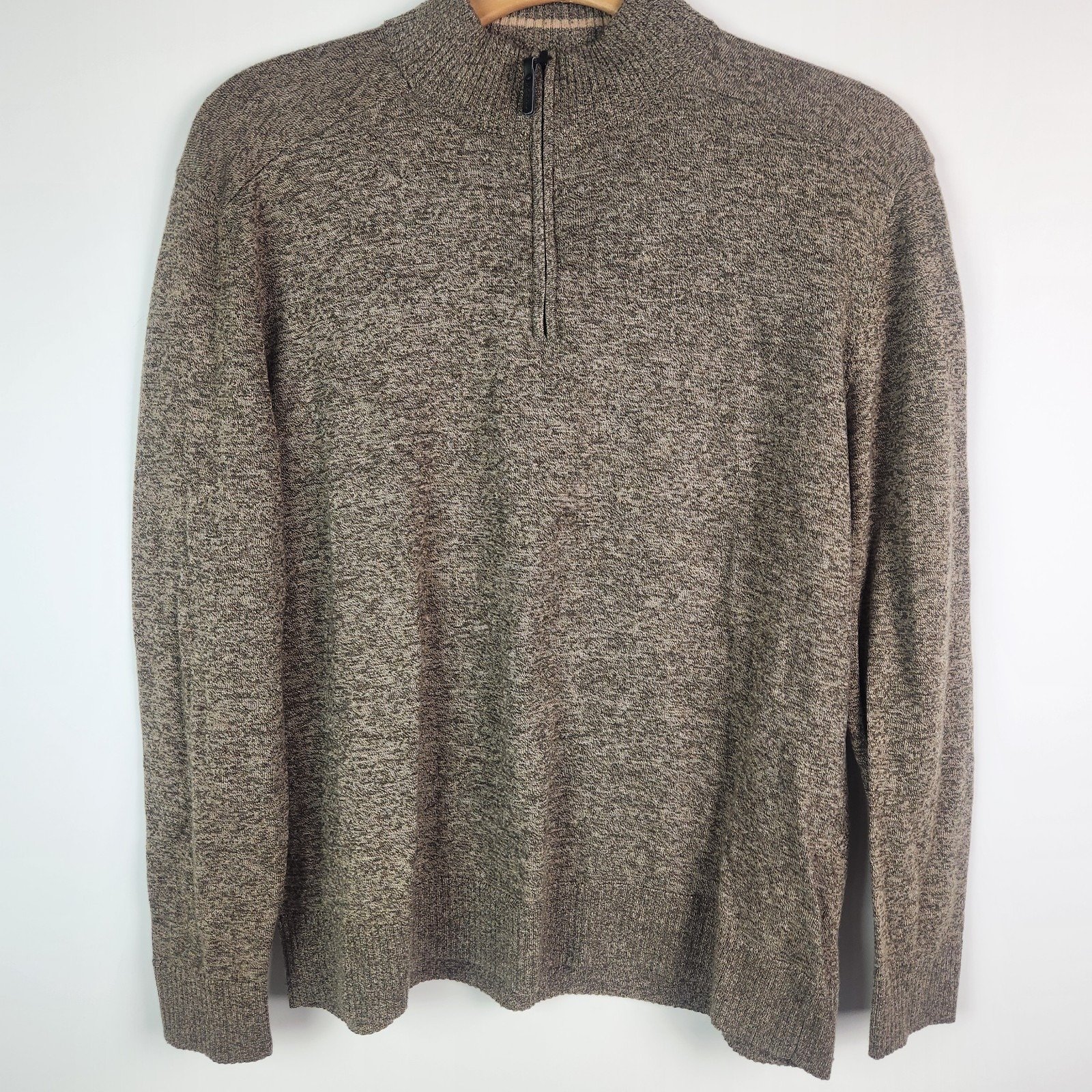 SmartWool 30% Merino Wool Mens SZ XXL Dark Brown Baselayer Pullover Quarter Zip