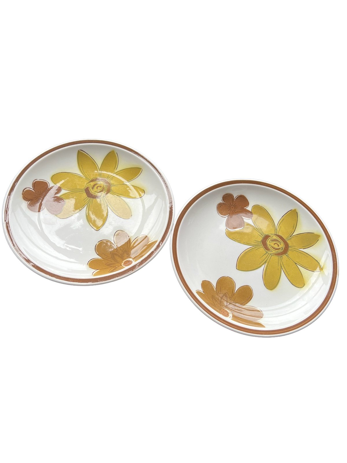 Vintage H833 Ceramic Guild Esperanto Made in Japan Two (2) Salad Dessert Plates.