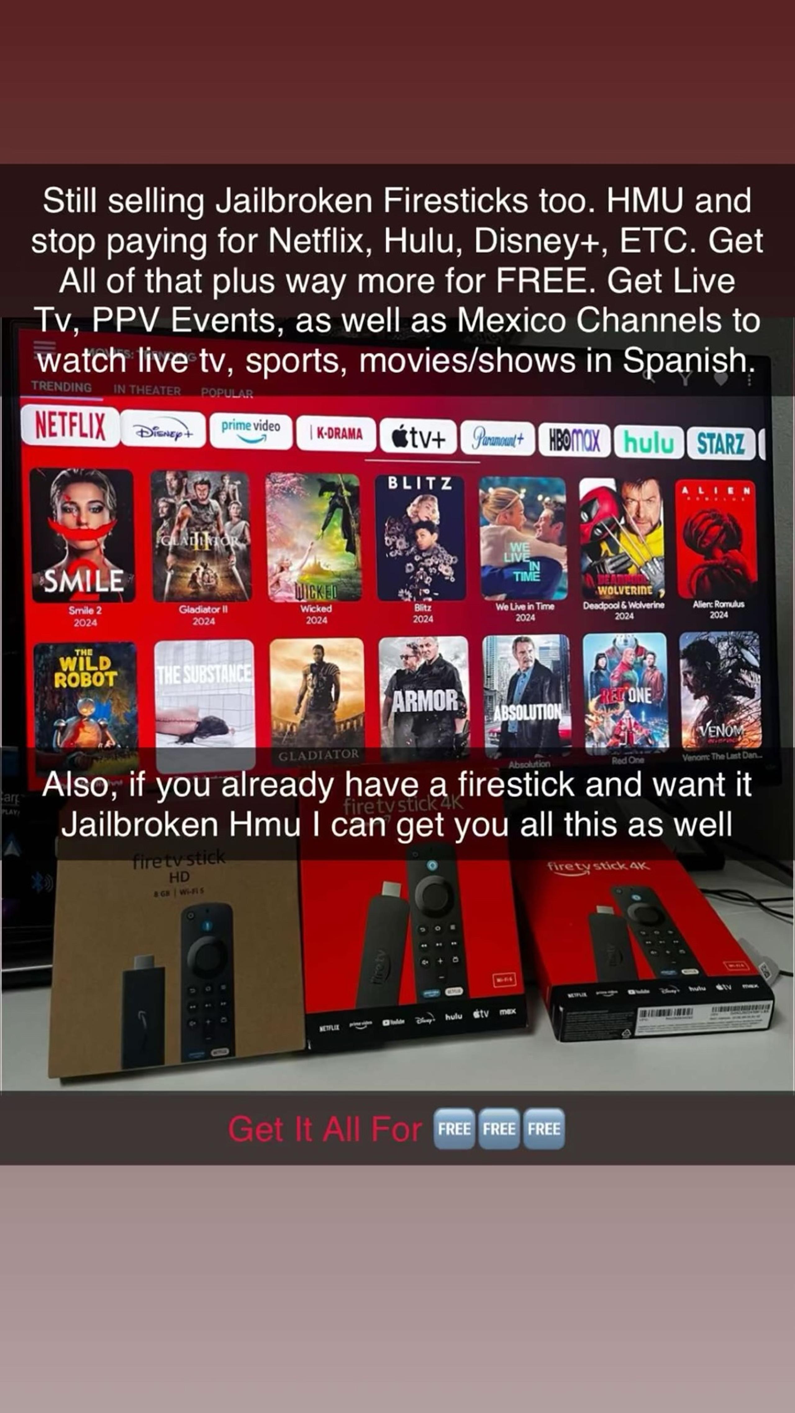 New Fire Sticks