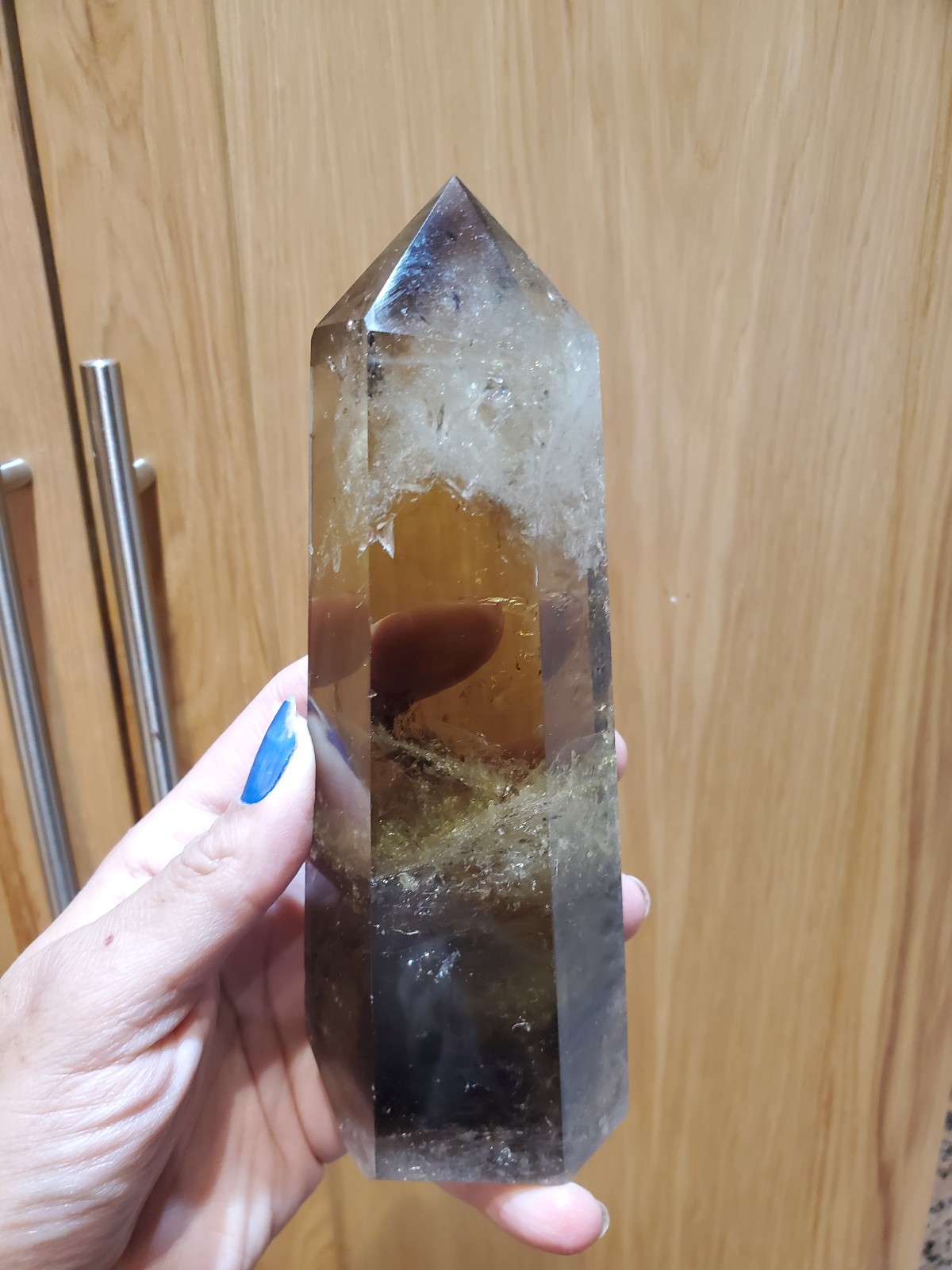 Smoky citrine 7in