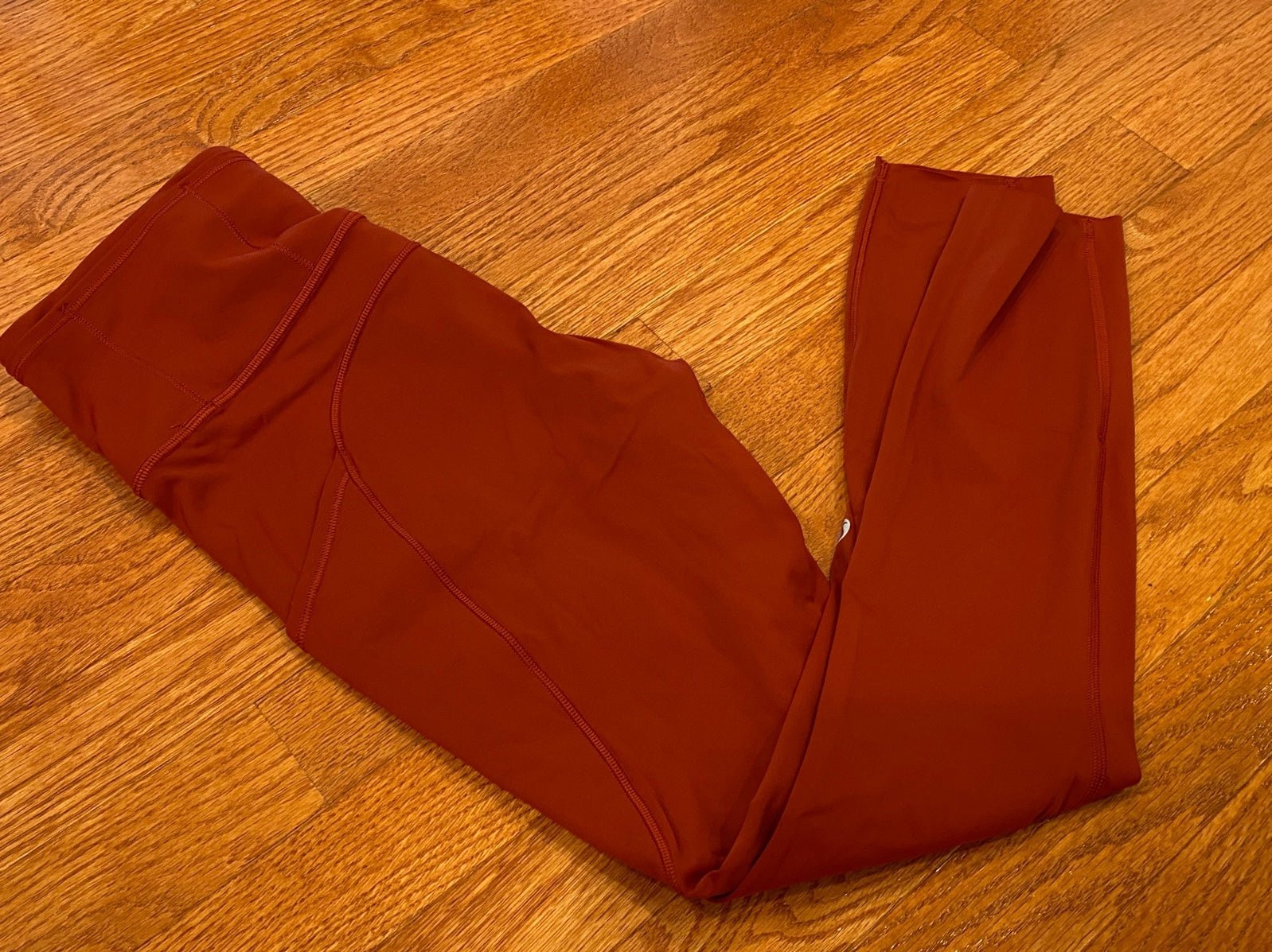 Lululemon Fast and Free 25” Magma size 6