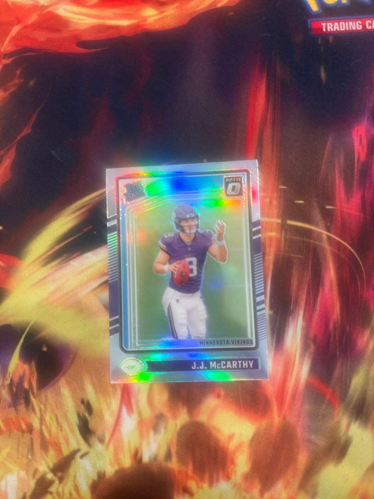 2024 Panini Donruss Optic - J.J. McCarthy Silver Optic #235 (RC)