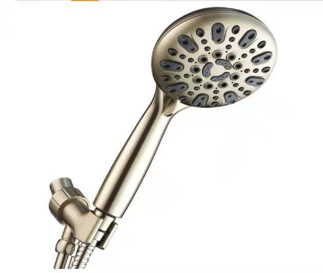 Couradric Handheld Shower Head, 6 Spray Setting High Pressure Shower Head with B