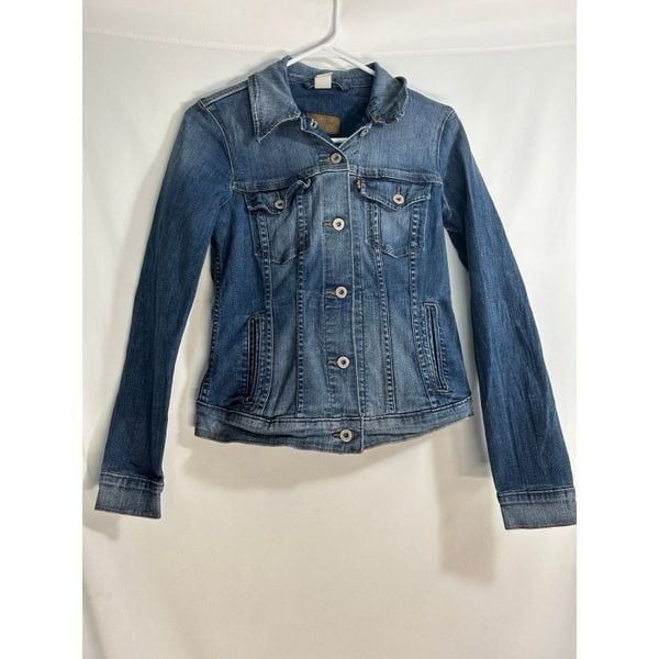 Original Trucker jacket Levis Jean jacket women size small slim fit