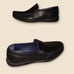 Black leather Cole Haan slip-on loafers. size 7.5