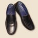 Black leather Cole Haan slip-on loafers. size 7.5