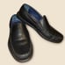 Black leather Cole Haan slip-on loafers. size 7.5