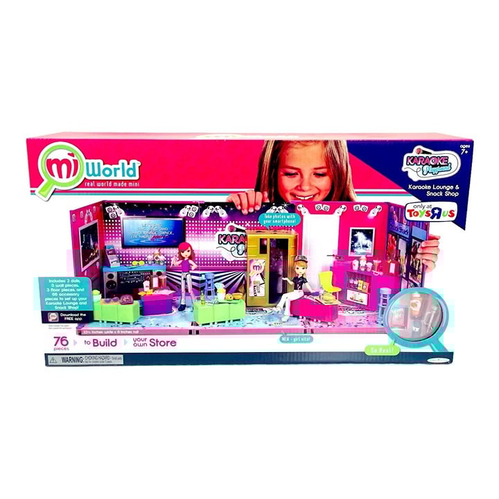 Mi World Karaoke Playground Lounge & Snack Shop 76 Pcs Toys For Girls Age 7+