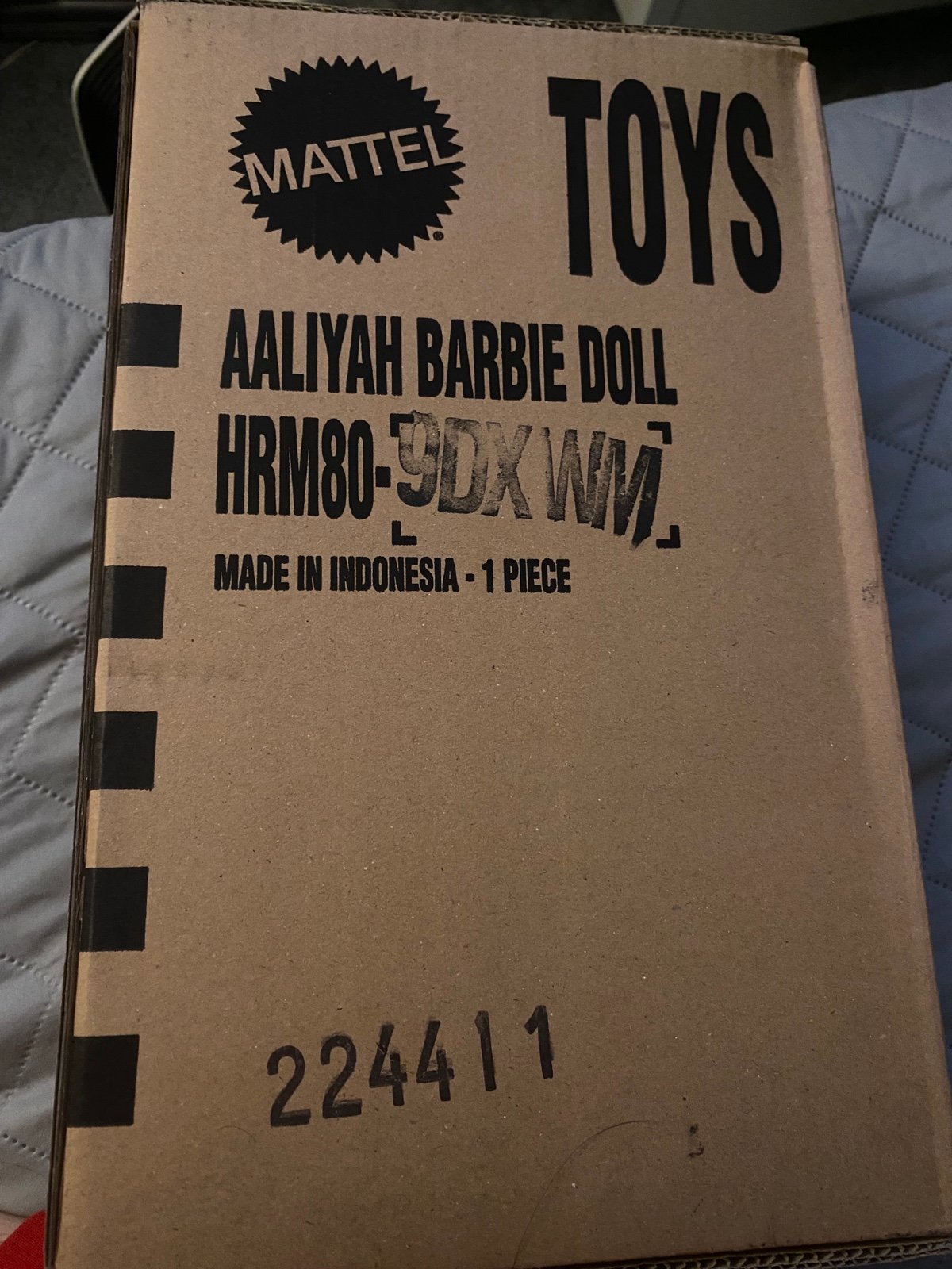 Barbie Signature Aaliyah 11.5 Collectible Doll in Black Faux Leather Outfit