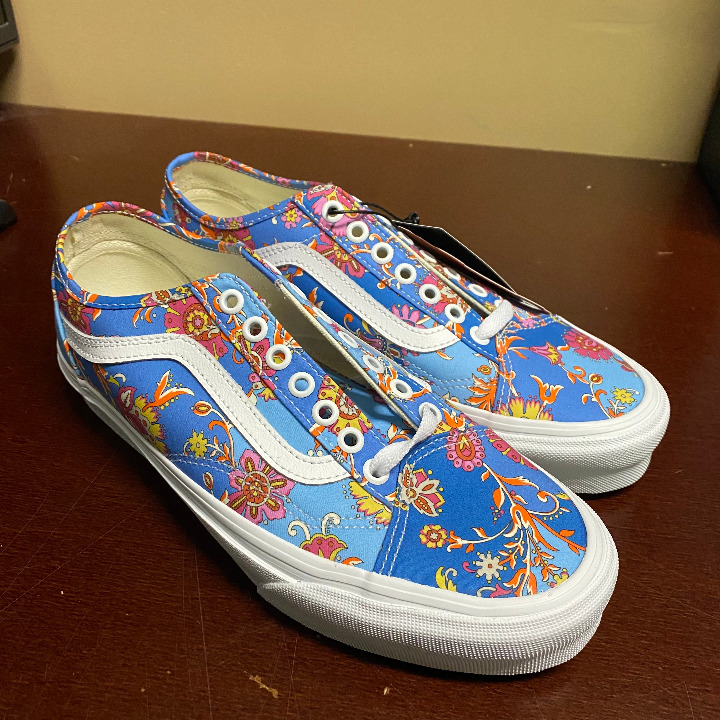 Vans Off The Wall Unisex Multicolor Low Top Lace Up Sneaker Shoes Size M8 W9.5